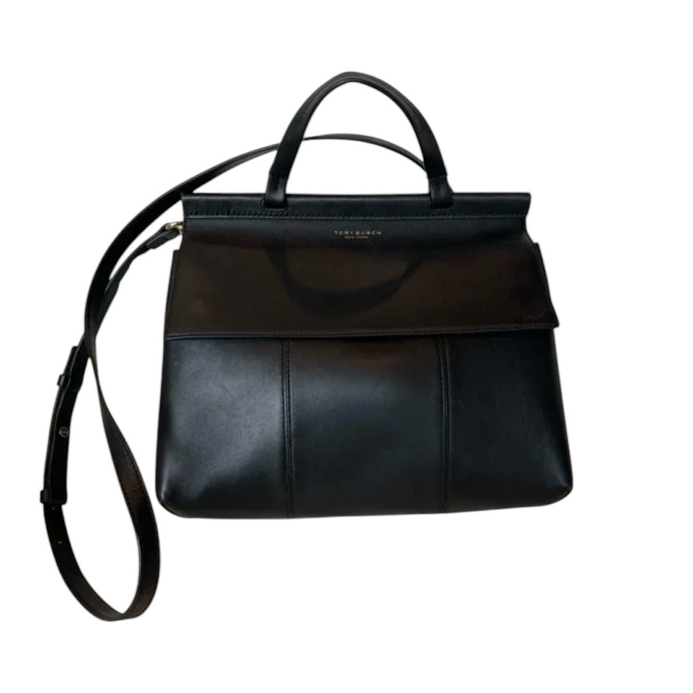 Tory Burch Leather Handle Bag - Black Handle Bags, Handbag